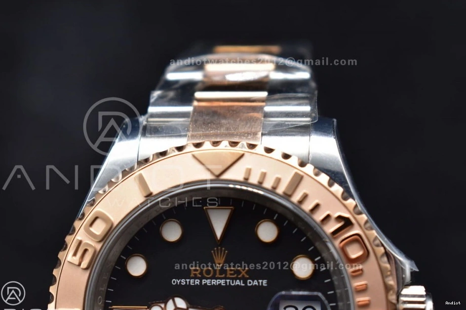 Black Edition Best Plated On Steel Clean Dial Rose 904L 1:1 126621 Bracelet SS Gold VR3235 Yacht-Master 0423